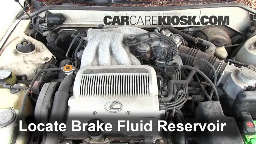 1993 Lexus ES300 3.0L V6 Brake Fluid